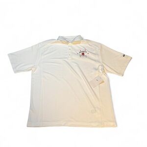 Brand new with tags Nike White Polo Shirt with Charity 6 Embroidery